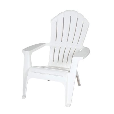 Image of White Resin Adirondack Chair